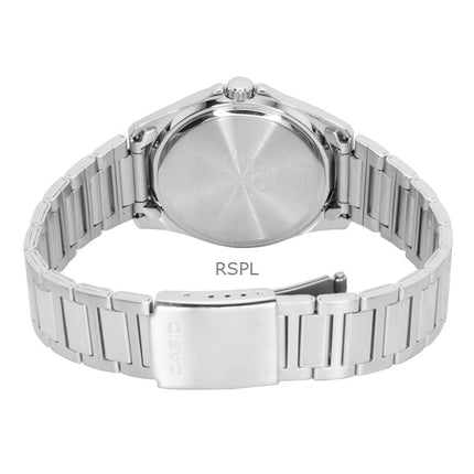 Casio Standard Analog Ruostumattomasta Teräksestä Sininen Kellotaulu Quartz MTP-1370D-2A2V Miesten Kello
