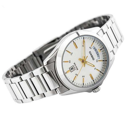 Casio Classic analoginen ruostumattomasta teräksestä valmistettu hopeinen kellotaulu kvartsi MTP-1370D-7A2 miesten kello