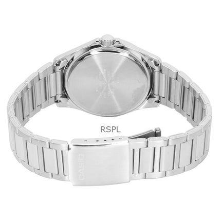 Casio Standard Analog Ruostumattomasta Teräksestä Valkoisella Kellotaululla Quartz MTP-1370D-7A3V Miesten Kello
