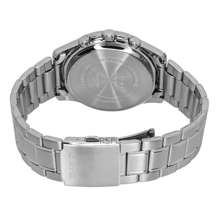 Casio Enticer analoginen ruostumattomasta teräksestä valmistettu hopeinen kellotaulu kvartsi MTP-1375D-7A2V miesten kello