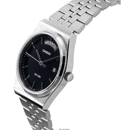 Casio Standard Analoginen ruostumattomasta teräksestä valmistettu musta kellotaulu kvartsi MTP-B146D-1AV miesten kello