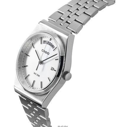 Casio Standard Analoginen ruostumattomasta teräksestä valmistettu hopea kellotaulu kvartsi MTP-B146D-7AV miesten kello