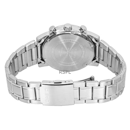 Casio analoginen kronografi ruostumattomasta teräksestä valmistettu sininen kellotaulu kvartsi MTP-E510D-2A2V miesten kello