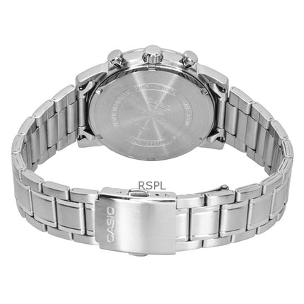Casio Chronograph-analoginen ruostumattomasta teräksestä valmistettu ruskea kellotaulu kvartsi MTP-E510D-5AV miesten kello