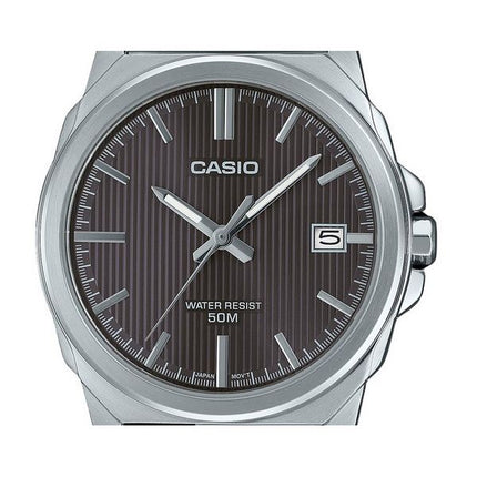 Casio Standard Analoginen ruostumattomasta teräksestä valmistettu harmaa kellotaulu kvartsi MTP-E720D-8AV miesten kello