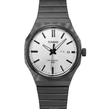 Casio Standard Analoginen ruostumattomasta teräksestä valmistettu hopeinen kellotaulu kvartsi MTP-E735B-7AV miesten kello