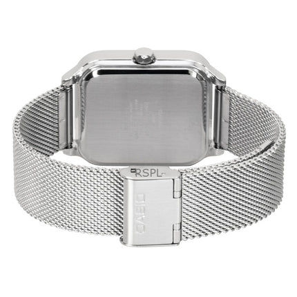 Casio Standard Analog Ruostumattomasta Teräksestä Musta Kellotaulu Quartz MTP-M306M-1AV Miesten Kello