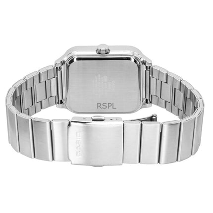 Casio Standard Analog Ruostumattomasta Teräksestä Mustavalkoinen Kellotaulu Quartz MTP-M307D-1BV Miesten Kello