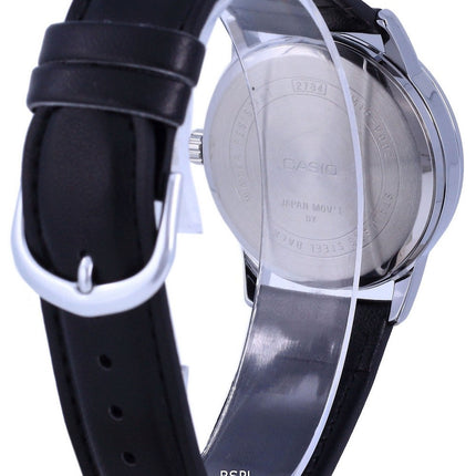 Casio musta kellotaulu ruostumaton teräs analoginen kvartsi MTP-V002L-1B3 MTPV002L-1 miesten kello