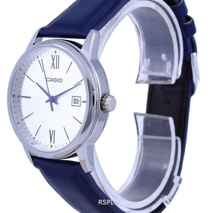 Casio Silver Dial ruostumaton teräs analoginen kvartsi MTP-V002L-2B3 MTPV002L-2 miesten kello
