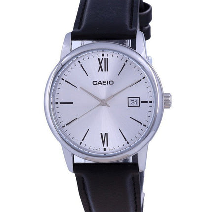Casio Silver Dial ruostumaton teräs analoginen kvartsi MTP-V002L-7B3 MTPV002L-7 miesten kello