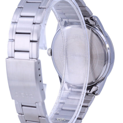 Casio Blue Dial ruostumaton teräs analoginen kvartsi MTP-V005D-2B5 MTPV005D-2 miesten kello