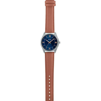 Casio Blue Dial ruostumaton teräs analoginen kvartsi MTP-V005L-2B5 MTPV005L-2 miesten kello