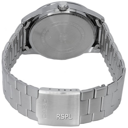 Casio Analoginen ruostumattomasta teräksestä valmistettu hopea kellotaulu kvartsi MTP-VD03D-7A MTPVD03D-7 miesten kello
