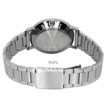 Casio Standard Analoginen ruostumattomasta teräksestä valmistettu valkoinen kellotaulu kvartsi MTP-VT03D-7B miesten kello