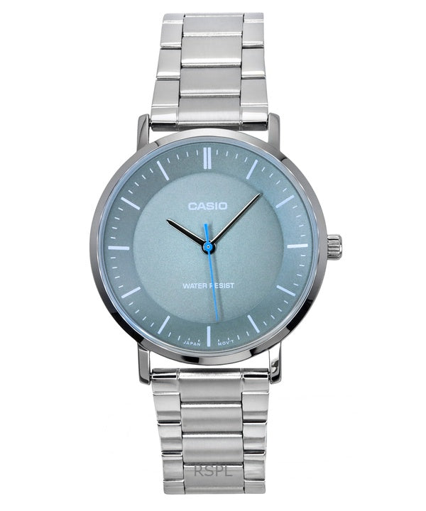 Casio Standard Analoginen ruostumattomasta teräksestä valmistettu harmaa kellotaulu kvartsi MTP-VT04D-8E miesten kello