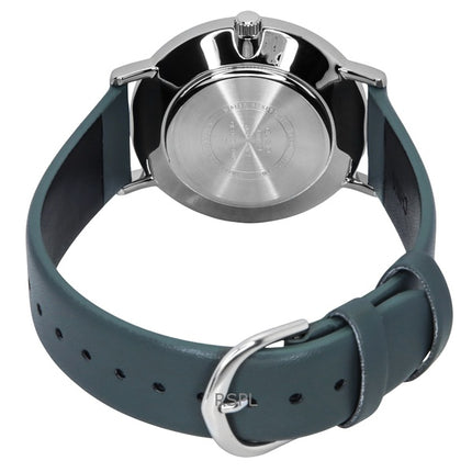 Casio Standard Analoginen Nahkahihna Harmaa Kellotaulu Kvartsi MTP-VT04L-8E Miesten kello