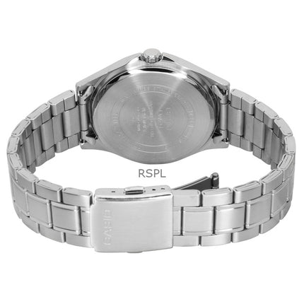 Casio Standard Analog Ruostumattomasta Teräksestä Musta Kellotaulu Quartz MTS-115D-1AV Miesten Kello