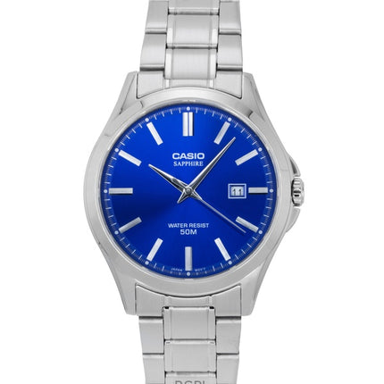 Casio Standard Analog Ruostumattomasta Teräksestä Sininen Kellotaulu Quartz MTS-115D-2A1V Miesten Kello