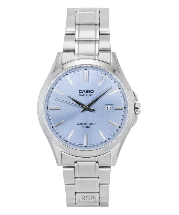 Casio Standard Analog Ruostumattomasta Teräksestä Vaaleansininen Kellotaulu MTS-115D-2A2V Miesten Kello