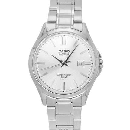 Casio Standard Analog Ruostumattomasta Teräksestä Hopeinen Kellotaulu MTS-115D-7AV Miesten Kello
