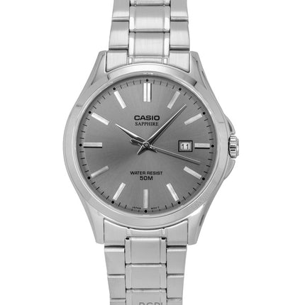 Casio Standard Analog Ruostumattomasta Teräksestä Harmaa Kellotaulu Quartz MTS-115D-8AV Miesten Kello