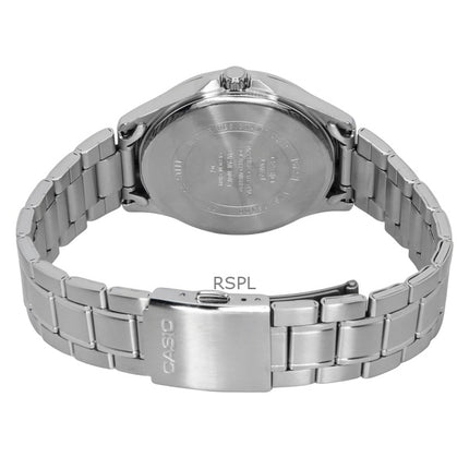 Casio Standard Analoginen ruostumattomasta teräksestä valmistettu sininen kellotaulu aurinkokenno MTS-RS100D-2AV miesten kello
