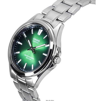 Casio Standard Analoginen ruostumattomasta teräksestä valmistettu vihreä kellotaulu MTS-RS100D-3AV miesten kello