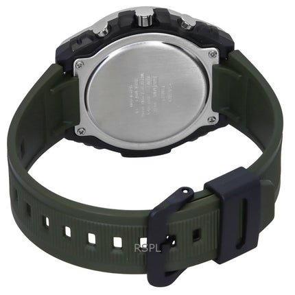 Casio Standard analoginen kronografihartsihihna vihreä kellotaulu kvartsi MWA-300H-3AV 100M miesten kello