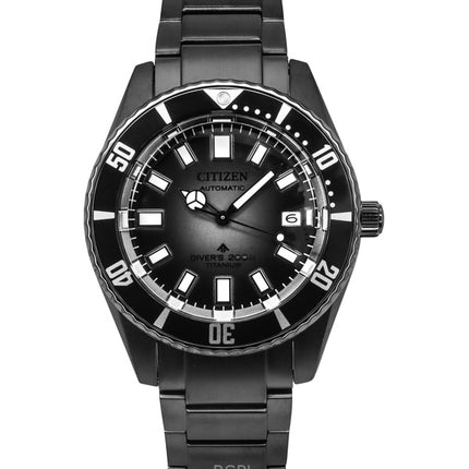 Citizen Promaster Fujitsubo Super Titanium Black Dial automaattinen sukeltaja NB6025-59H 200M miesten kello