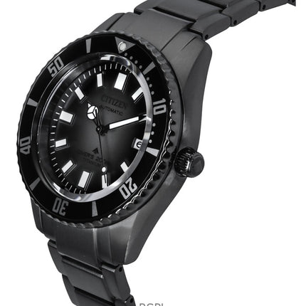 Citizen Promaster Fujitsubo Super Titanium Black Dial automaattinen sukeltaja NB6025-59H 200M miesten kello