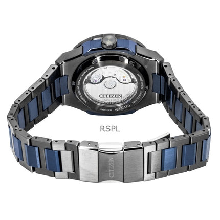 Citizen Series 8 880 Limited Edition GMT ruostumattomasta teräksestä valmistettu sininen helmiäinen automaattinen NB6036-52N 100M miesten kello