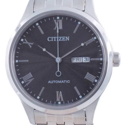 Citizen mekaaninen musta kellotaulu ruostumatonta terästä NH7501-85H miesten kello