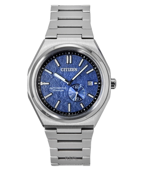 Citizen Zenshin Super Titanium Blue Dial -automaattinen NJ0180-80L miesten kello