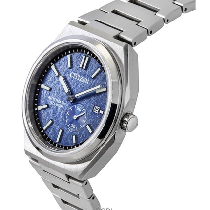 Citizen Zenshin Super Titanium Blue Dial -automaattinen NJ0180-80L miesten kello