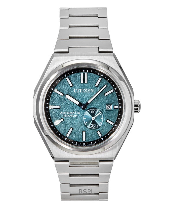 Citizen Zenshin Super Titanium Green Dial Automatic NJ0180-80X 100M miesten kello