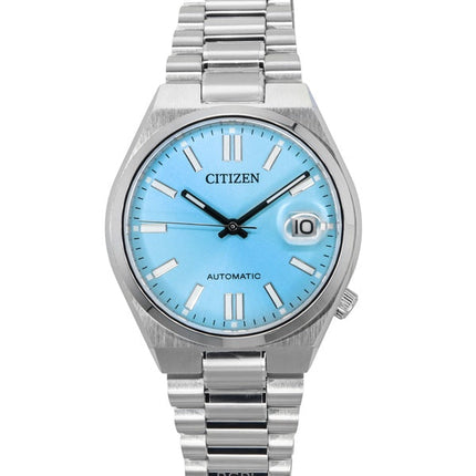 Citizen Tsuyosa ruostumattomasta teräksestä vaaleansininen kellotaulu automaattinen NJ0200-50L miesten kello