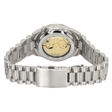 Citizen Tsuyosa ruostumattomasta teräksestä valmistettu sininen kellotaulu automaattinen NJ0200-50M miesten kello