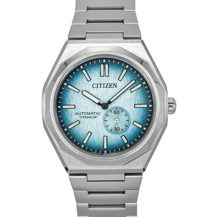 Citizen Zenshin 60 Super Titanium -kello, vaaleansininen kellotaulu, automaattinen, NK5020-58L, 100M miesten kello