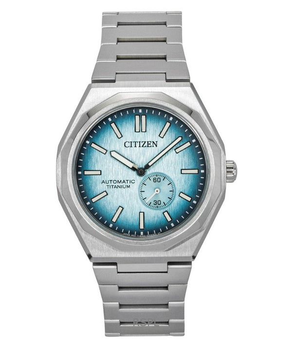 Citizen Zenshin 60 Super Titanium -kello, vaaleansininen kellotaulu, automaattinen, NK5020-58L, 100M miesten kello