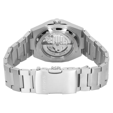 Citizen Zenshin 60 Super Titanium tummansininen soittaa automaattinen NK5020-58M 100M miesten kello