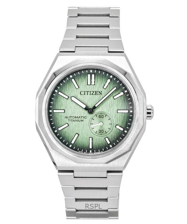 Citizen Zenshin 60 Super Titanium Green Dial Automatic NK5020-58X 100M miesten kello