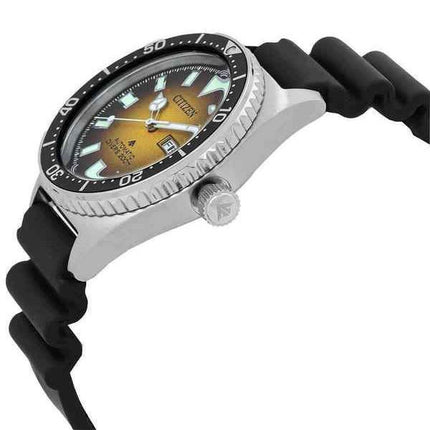Citizen Promaster merikumihihna, keltainen kellotaulu, automaattinen sukeltaja NY0120-01X 200M miesten kello