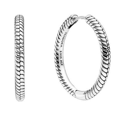 Pandora Moments Charm Hoop korvakorut 299532C00 naisille