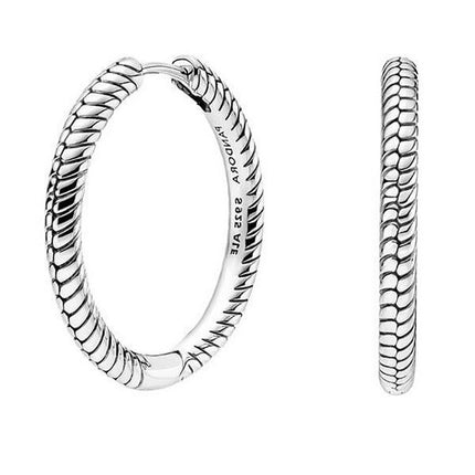 Pandora Moments Charm Hoop korvakorut 299532C00 naisille