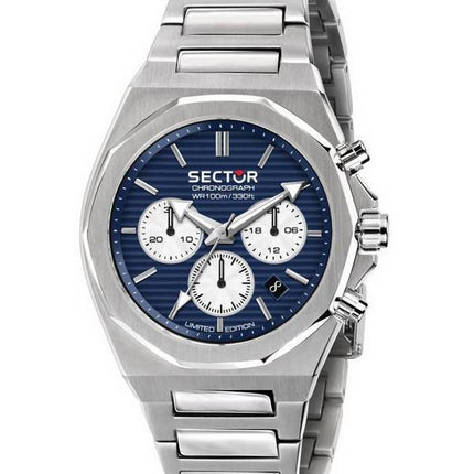 Sector 960 Chronograph Sininen kellotaulu ruostumaton teräskvartsi R3273628005 100M miesten kello