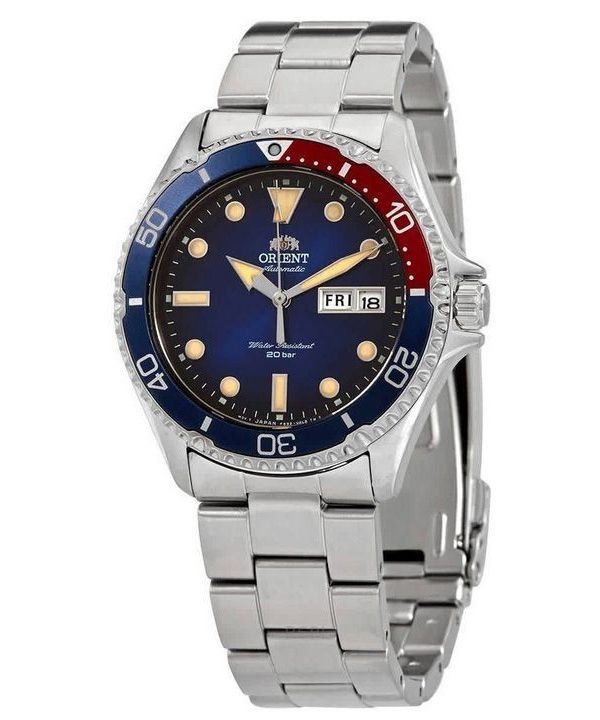 Orient Mako Kamasu Blue Dial automaattinen sukeltaja RA-AA0812L19B 200M miesten kello