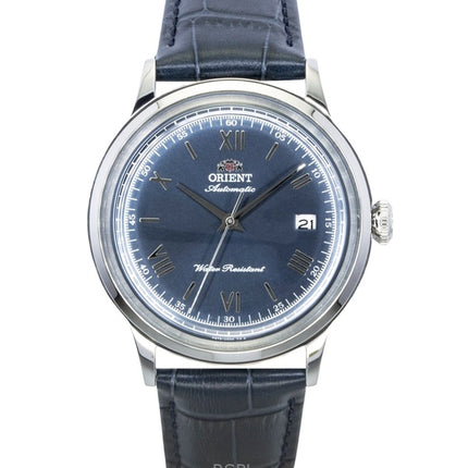 Orient Bambino Classic -nahkahihnainen laivastonsininen kellotaulu RA-AC0024L -automaattinen miesten kello