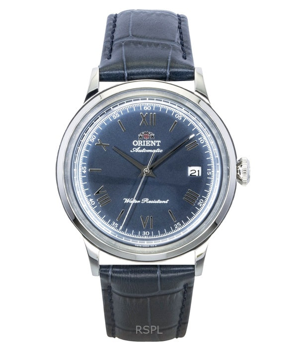 Orient Bambino Classic -nahkahihnainen laivastonsininen kellotaulu RA-AC0024L -automaattinen miesten kello