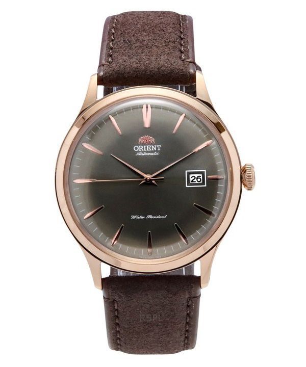 Orient Bambino Version 4 Nahkahihna Pronssi Kellotaulu RA-AC0P04Y10B Miesten kello